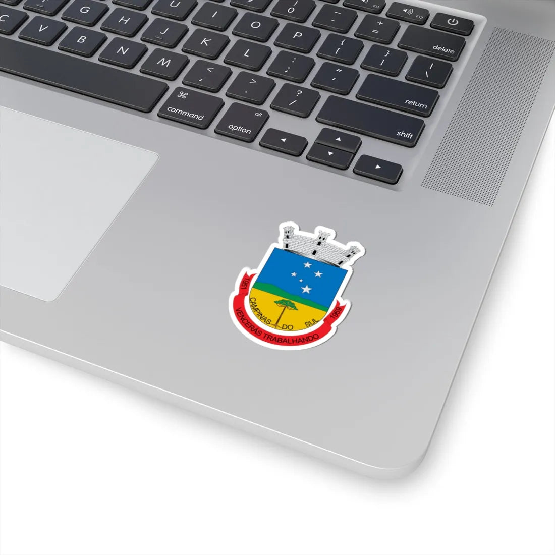 Brasão de Campinas do Sul - RS (Brazil) (Coat of Arms) STICKER Vinyl Kiss-Cut Decal - The Sticker Space
