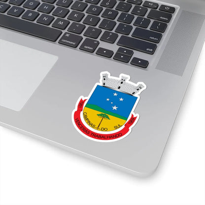Brasão de Campinas do Sul - RS (Brazil) (Coat of Arms) STICKER Vinyl Kiss-Cut Decal - The Sticker Space