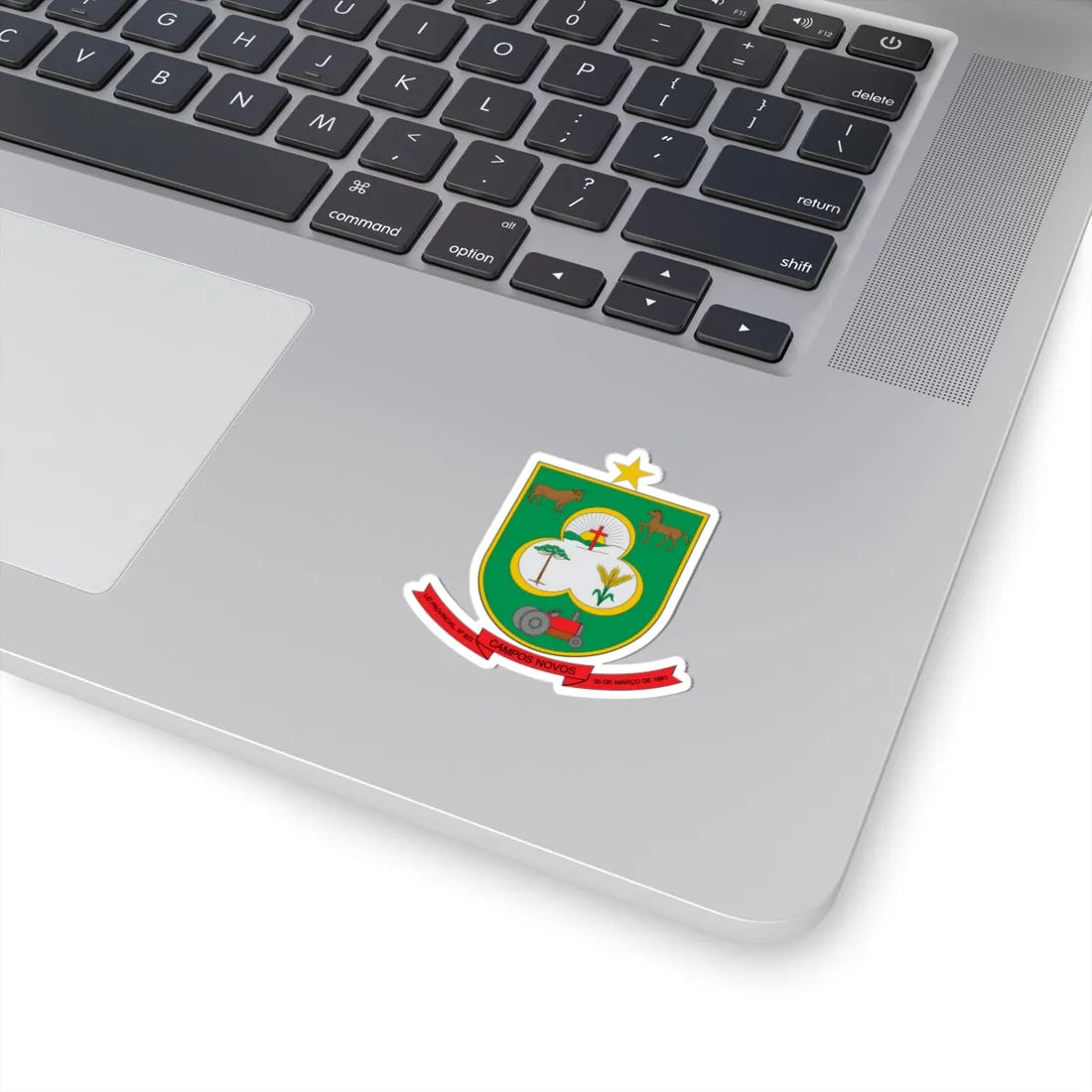 Brasão de Campos Novos - SC (Brazil) (Coat of Arms) STICKER Vinyl Kiss-Cut Decal - The Sticker Space
