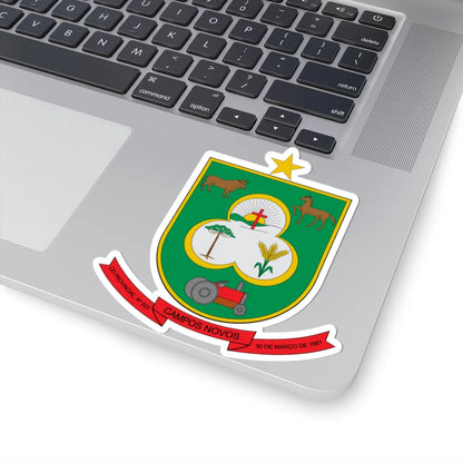 Brasão de Campos Novos - SC (Brazil) (Coat of Arms) STICKER Vinyl Kiss-Cut Decal - The Sticker Space