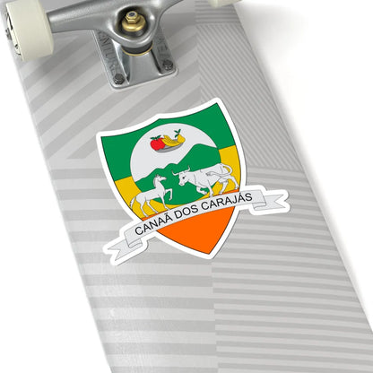 Brasão de Canaã dos Carajás - PA (Brazil) (Coat of Arms) STICKER Vinyl Kiss-Cut Decal - The Sticker Space