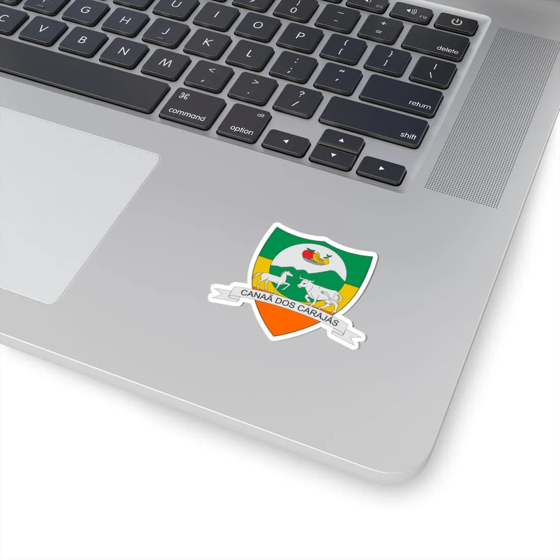 Brasão de Canaã dos Carajás - PA (Brazil) (Coat of Arms) STICKER Vinyl Kiss-Cut Decal - The Sticker Space