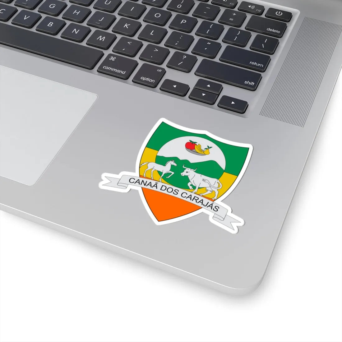 Brasão de Canaã dos Carajás - PA (Brazil) (Coat of Arms) STICKER Vinyl Kiss-Cut Decal - The Sticker Space