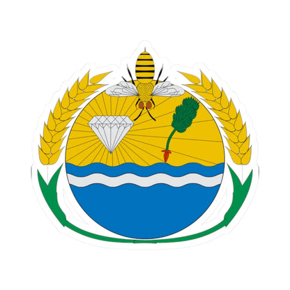 Brasão de Colméia - TO (Brazil) (Coat of Arms) STICKER Vinyl Kiss-Cut Decal 2 Inch White - The Sticker Space