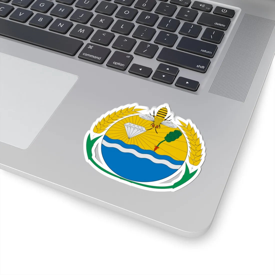 Brasão de Colméia - TO (Brazil) (Coat of Arms) STICKER Vinyl Kiss-Cut Decal - The Sticker Space