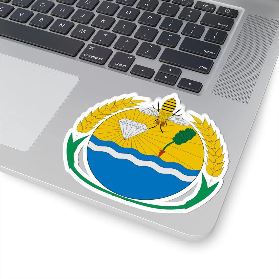 Brasão de Colméia - TO (Brazil) (Coat of Arms) STICKER Vinyl Kiss-Cut Decal - The Sticker Space