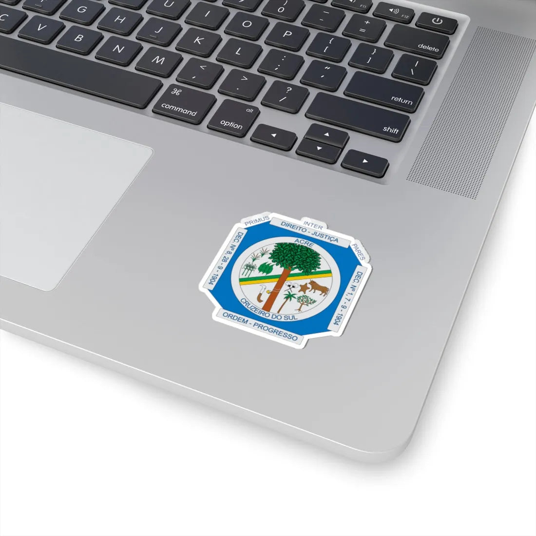 Brasão de Cruzeiro do Sul - AC (Brazil) (Coat of Arms) STICKER Vinyl Kiss-Cut Decal - The Sticker Space