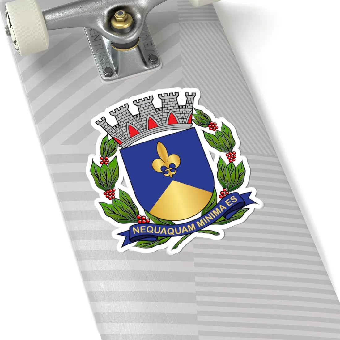 Brasão de Descalvado (Brazil) (Coat of Arms) STICKER Vinyl Kiss-Cut Decal - The Sticker Space