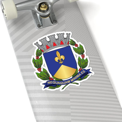 Brasão de Descalvado (Brazil) (Coat of Arms) STICKER Vinyl Kiss-Cut Decal - The Sticker Space