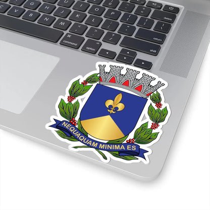 Brasão de Descalvado (Brazil) (Coat of Arms) STICKER Vinyl Kiss-Cut Decal - The Sticker Space