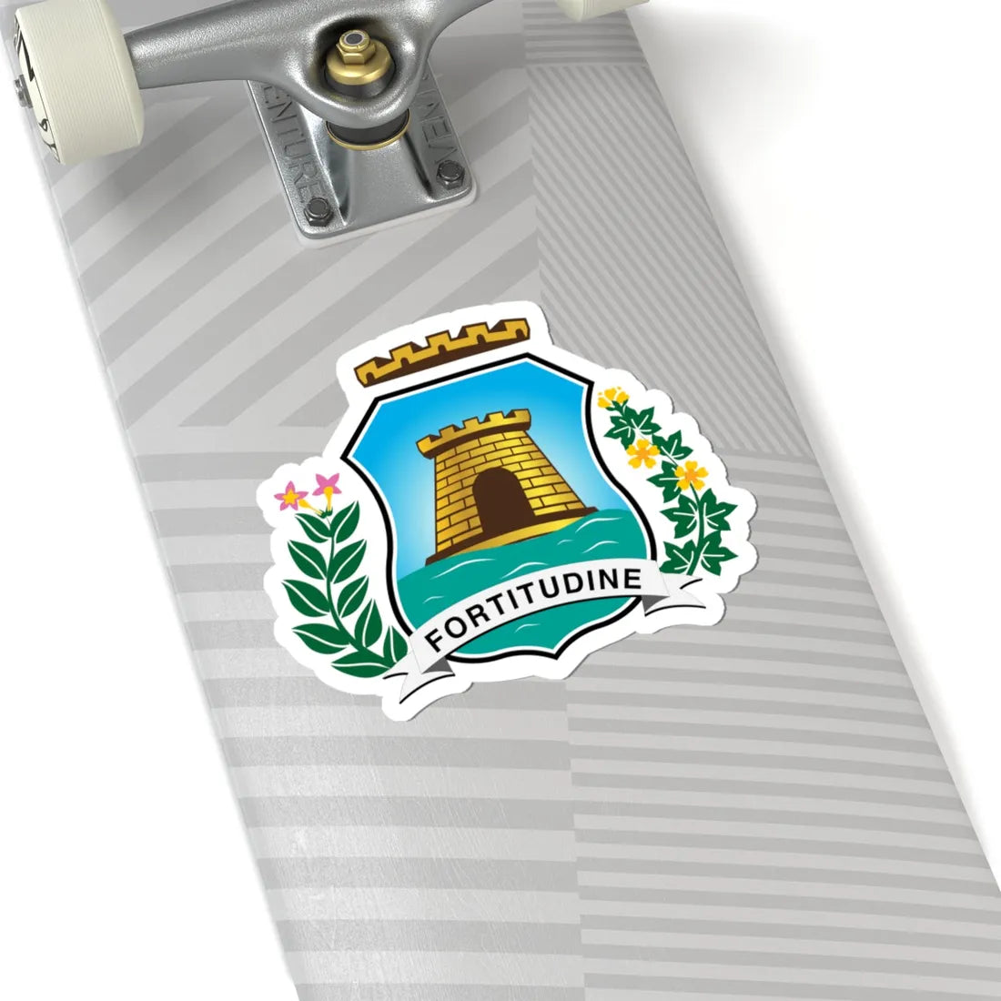 Brasão de Fortaleza (Brazil) (Coat of Arms) STICKER Vinyl Kiss-Cut Decal - The Sticker Space