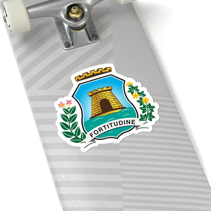 Brasão de Fortaleza (Brazil) (Coat of Arms) STICKER Vinyl Kiss-Cut Decal - The Sticker Space