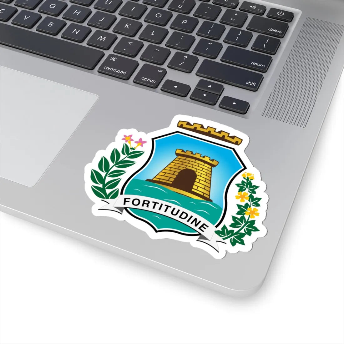 Brasão de Fortaleza (Brazil) (Coat of Arms) STICKER Vinyl Kiss-Cut Decal - The Sticker Space