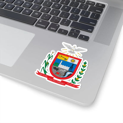 Brasão de Foz do Jordão - PR (Brazil) (Coat of Arms) STICKER Vinyl Kiss-Cut Decal - The Sticker Space