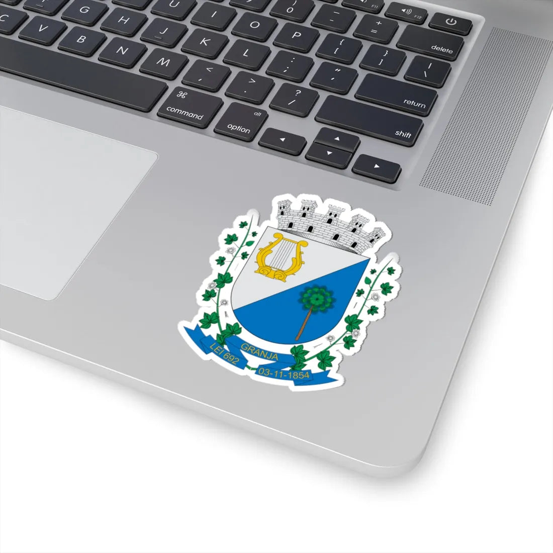 Brasão de Granja - CE (Brazil) (Coat of Arms) STICKER Vinyl Kiss-Cut Decal - The Sticker Space