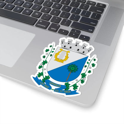 Brasão de Granja - CE (Brazil) (Coat of Arms) STICKER Vinyl Kiss-Cut Decal - The Sticker Space