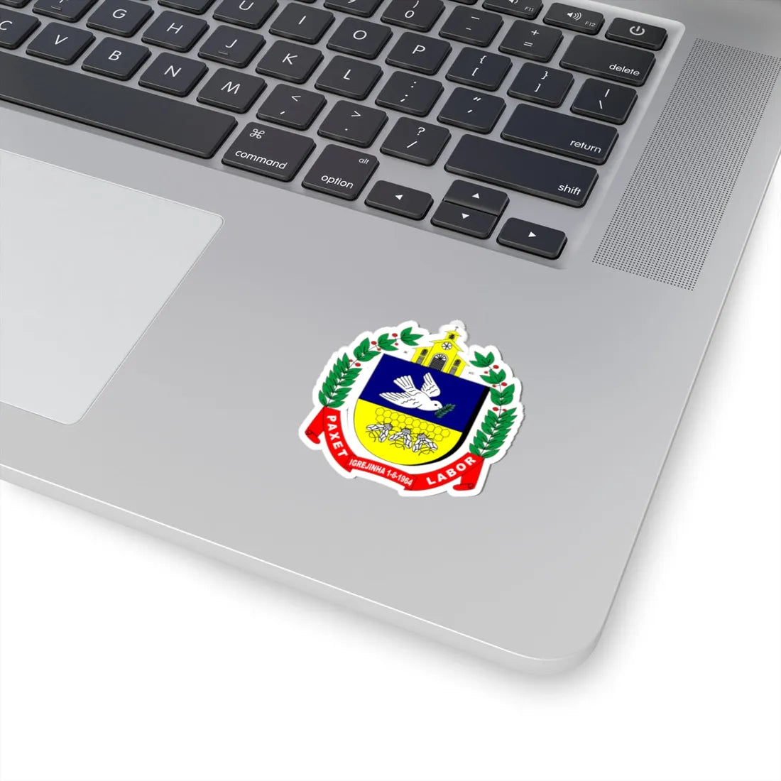 Brasão de Igrejinha (Brazil) (Coat of Arms) STICKER Vinyl Kiss-Cut Decal - The Sticker Space