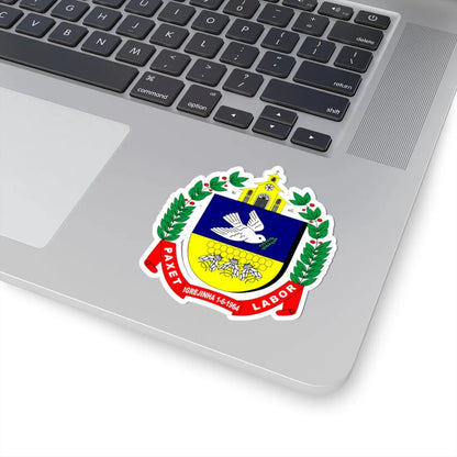Brasão de Igrejinha (Brazil) (Coat of Arms) STICKER Vinyl Kiss-Cut Decal - The Sticker Space