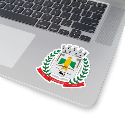 Brasão de Jandaia do Sul - PR (Brazil) (Coat of Arms) STICKER Vinyl Kiss-Cut Decal - The Sticker Space