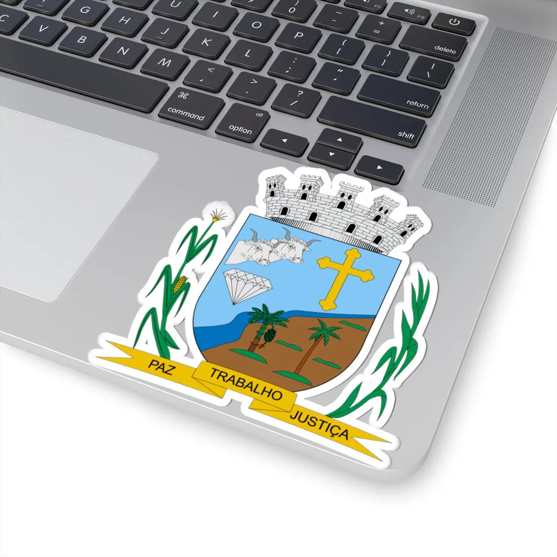 Brasão de Japoatã - SE (Brazil) (Coat of Arms) STICKER Vinyl Kiss-Cut Decal - The Sticker Space