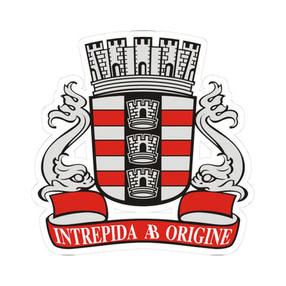 Brasão de João Pessoa (Brazil) (Coat of Arms) STICKER Vinyl Kiss-Cut Decal 3 Inch White - The Sticker Space