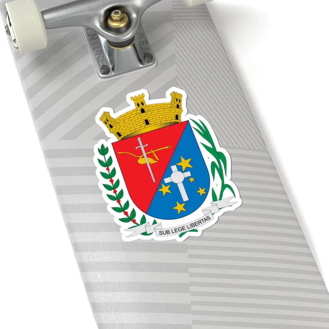 Brasão de Mairiporã - SP (Brazil) (Coat of Arms) STICKER Vinyl Kiss-Cut Decal - The Sticker Space