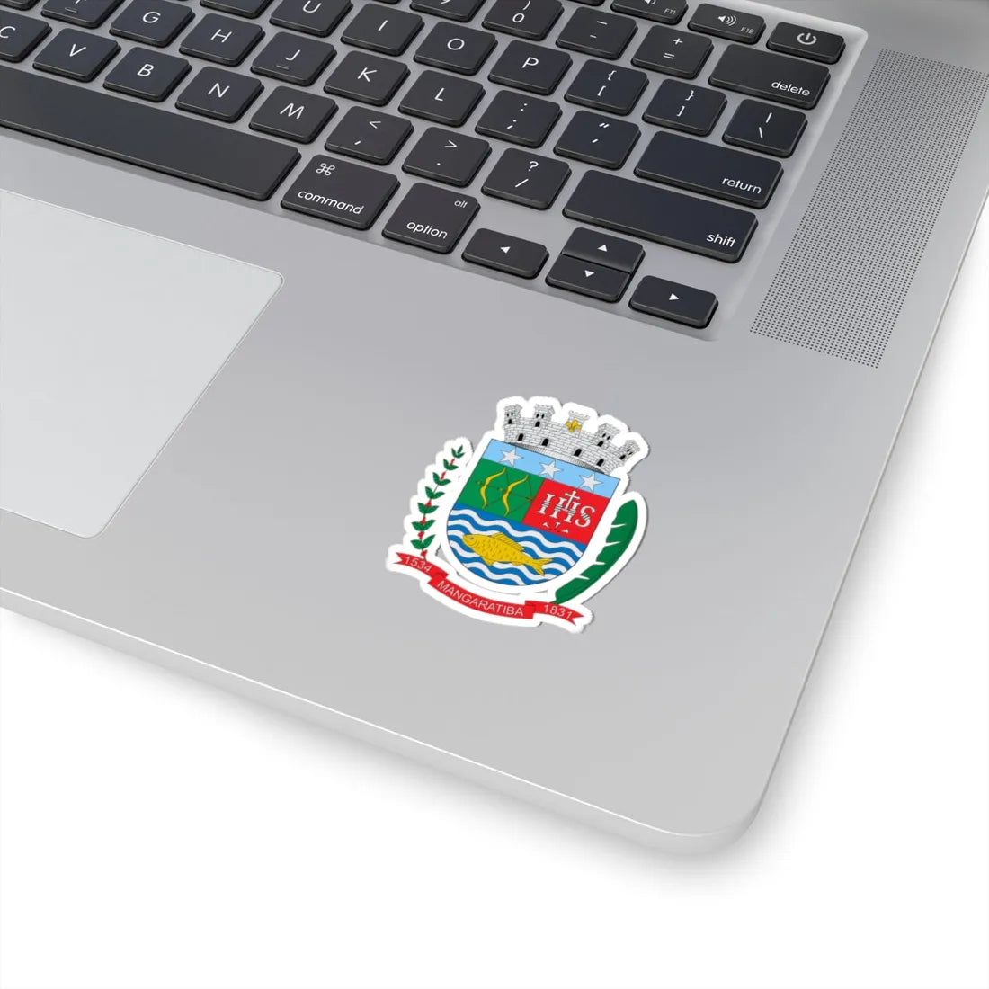 Brasão de Mangaratiba - RJ (Brazil) (Coat of Arms) STICKER Vinyl Kiss-Cut Decal - The Sticker Space