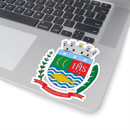 Brasão de Mangaratiba - RJ (Brazil) (Coat of Arms) STICKER Vinyl Kiss-Cut Decal - The Sticker Space