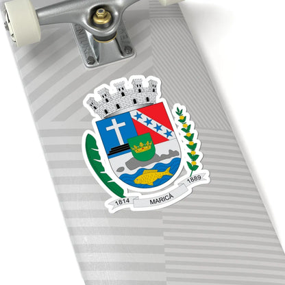 Brasão de Maricá - RJ (Brazil) (Coat of Arms) STICKER Vinyl Kiss-Cut Decal - The Sticker Space
