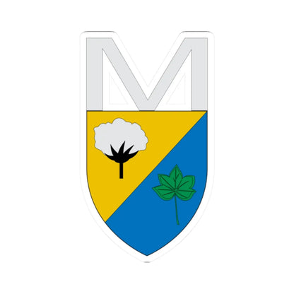 Brasão de Mirandiba - PE (Brazil) (Coat of Arms) STICKER Vinyl Kiss-Cut Decal 2 Inch White - The Sticker Space