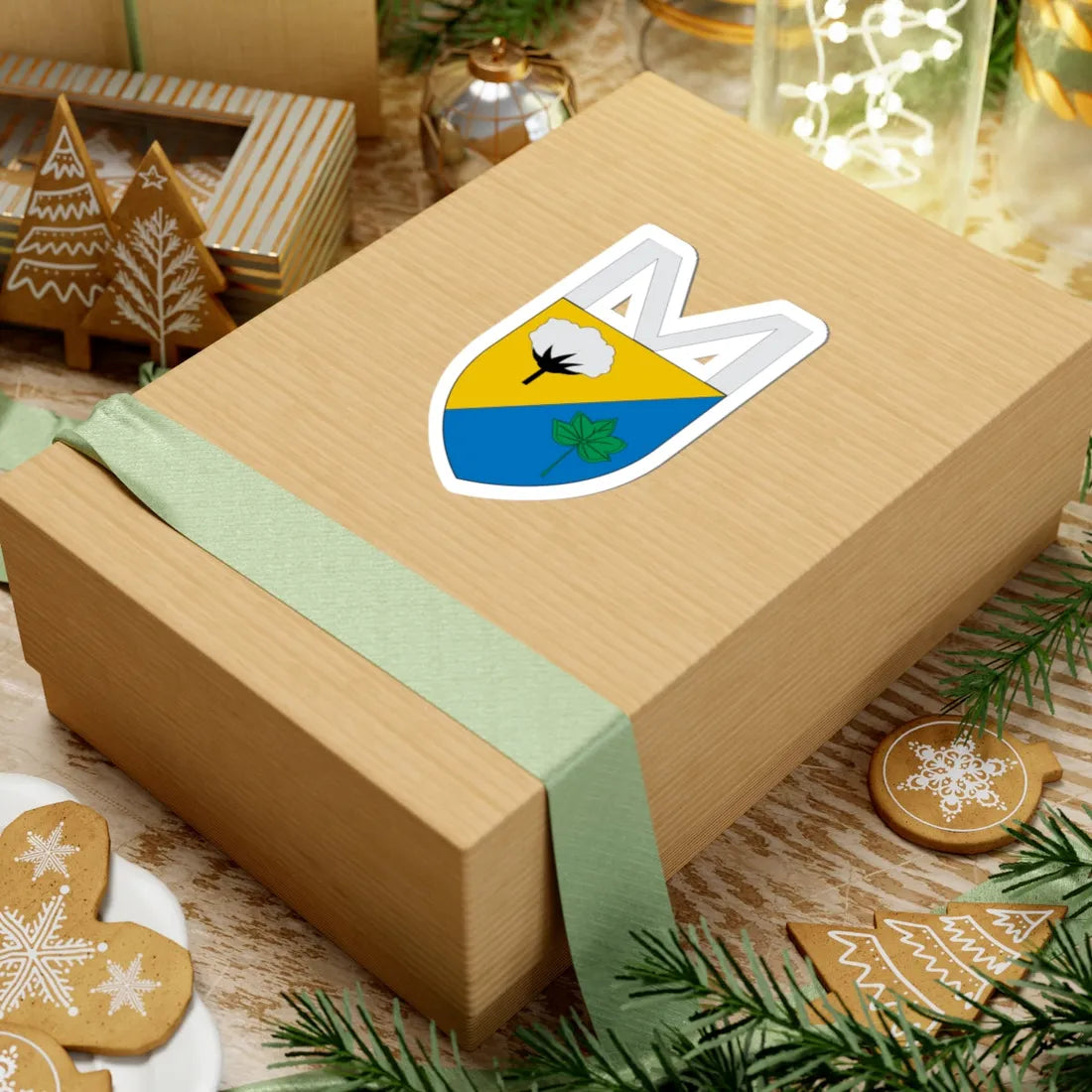 Brasão de Mirandiba - PE (Brazil) (Coat of Arms) STICKER Vinyl Kiss-Cut Decal - The Sticker Space