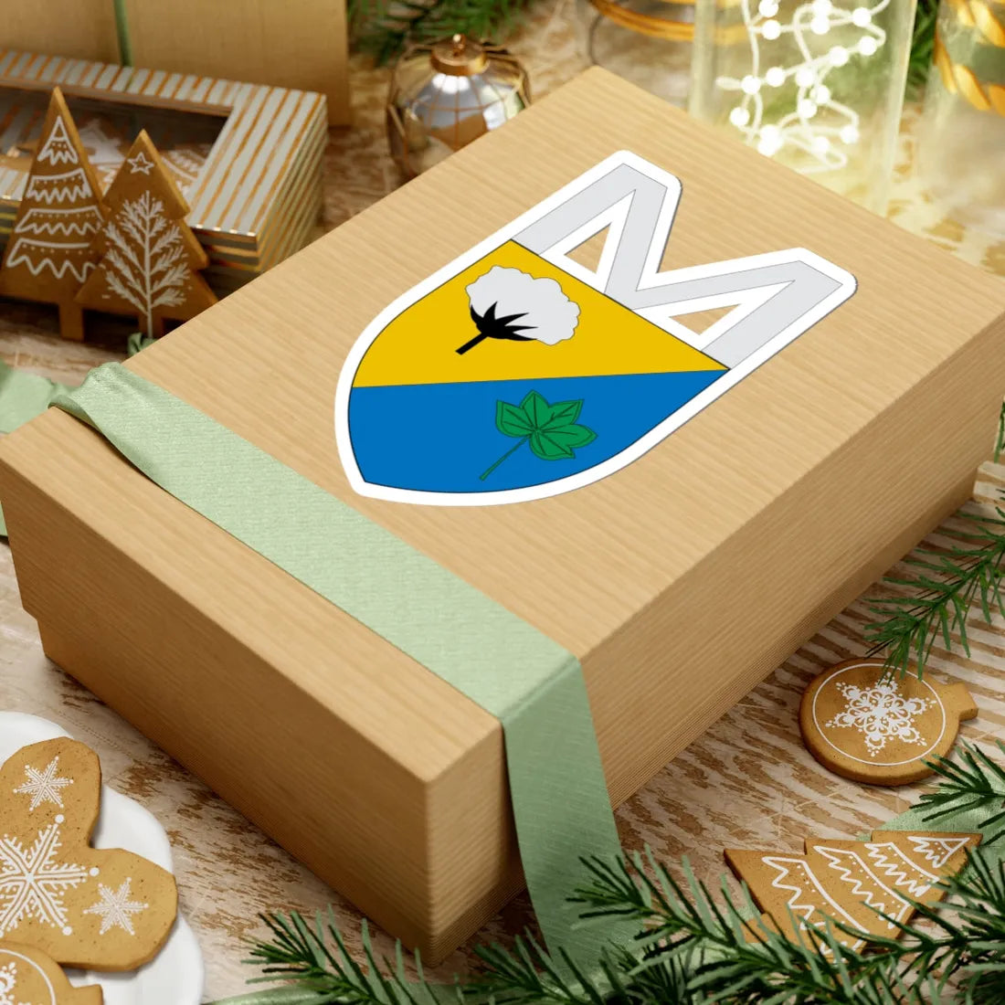 Brasão de Mirandiba - PE (Brazil) (Coat of Arms) STICKER Vinyl Kiss-Cut Decal - The Sticker Space