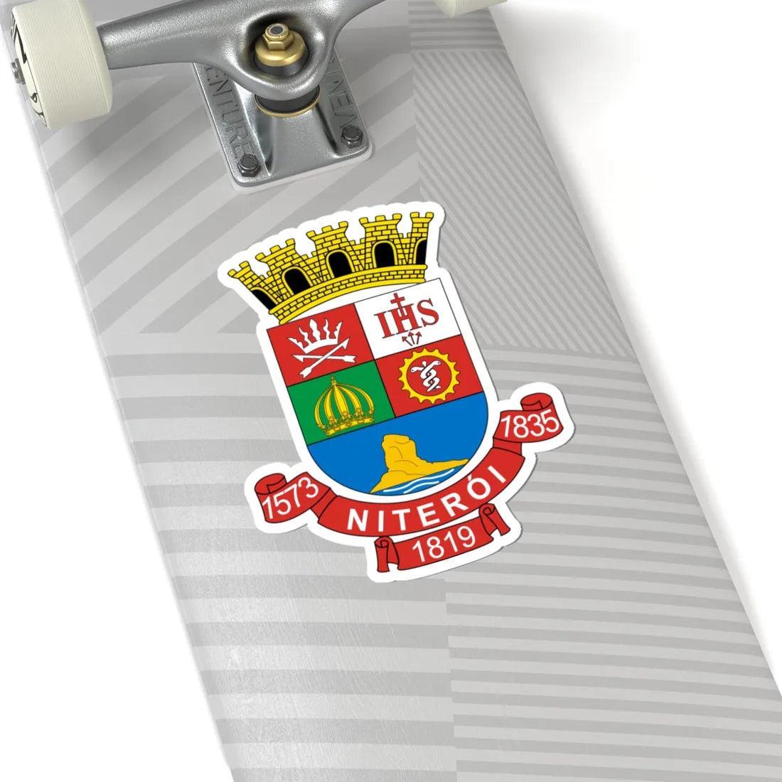 Brasão de Niterói RJ (Brazil) (Coat of Arms) STICKER Vinyl Kiss-Cut Decal - The Sticker Space