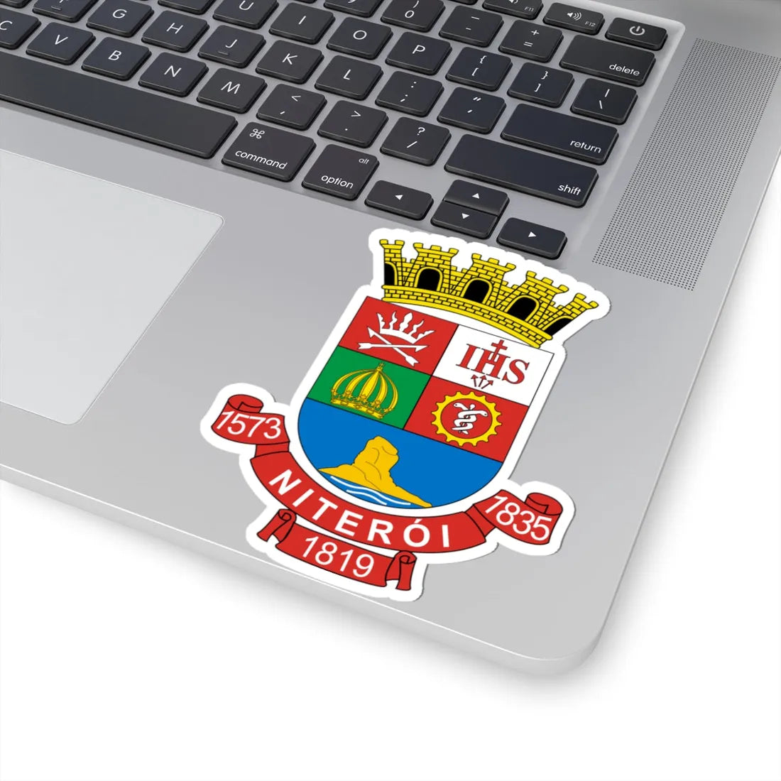 Brasão de Niterói RJ (Brazil) (Coat of Arms) STICKER Vinyl Kiss-Cut Decal - The Sticker Space