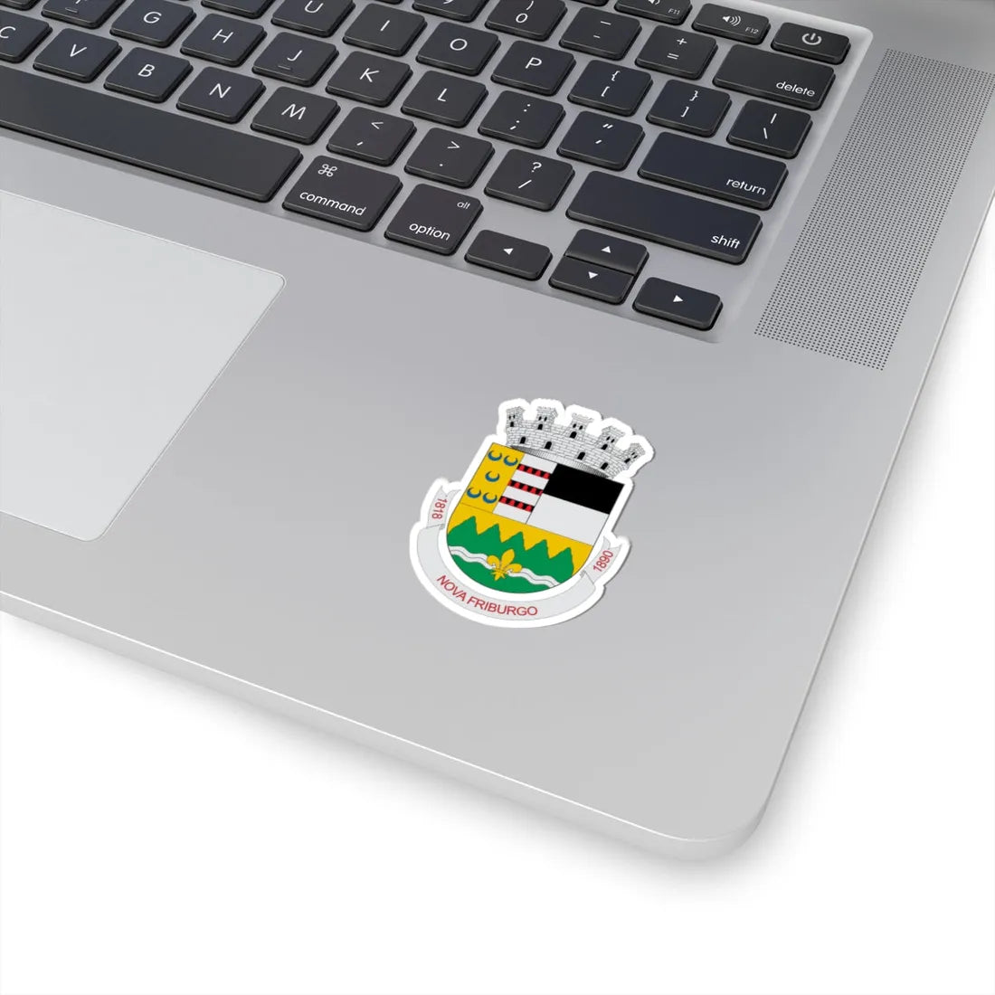 Brasão de Nova Friburgo - RJ (Brazil) (Coat of Arms) STICKER Vinyl Kiss-Cut Decal - The Sticker Space