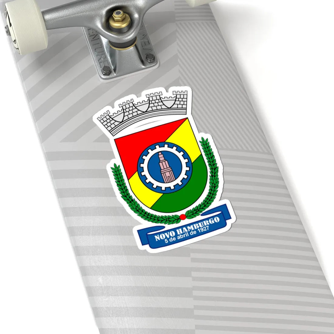 Brasão de Novo Hamburgo (Brazil) (Coat of Arms) STICKER Vinyl Kiss-Cut Decal - The Sticker Space