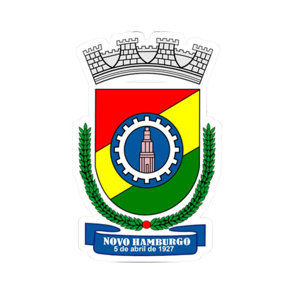 Brasão de Novo Hamburgo (Brazil) (Coat of Arms) STICKER Vinyl Kiss-Cut Decal - The Sticker Space