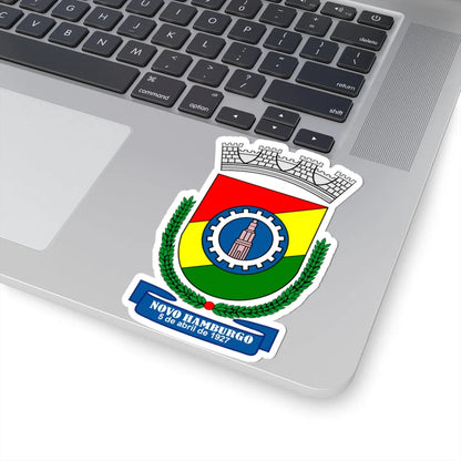 Brasão de Novo Hamburgo (Brazil) (Coat of Arms) STICKER Vinyl Kiss-Cut Decal - The Sticker Space