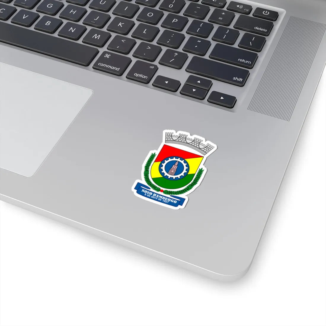 Brasão de Novo Hamburgo (Brazil) (Coat of Arms) STICKER Vinyl Kiss-Cut Decal - The Sticker Space