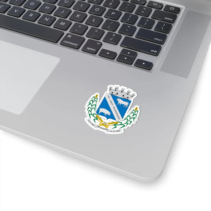 Brasão de Ortigueira - PR (Brazil) (Coat of Arms) STICKER Vinyl Kiss-Cut Decal - The Sticker Space