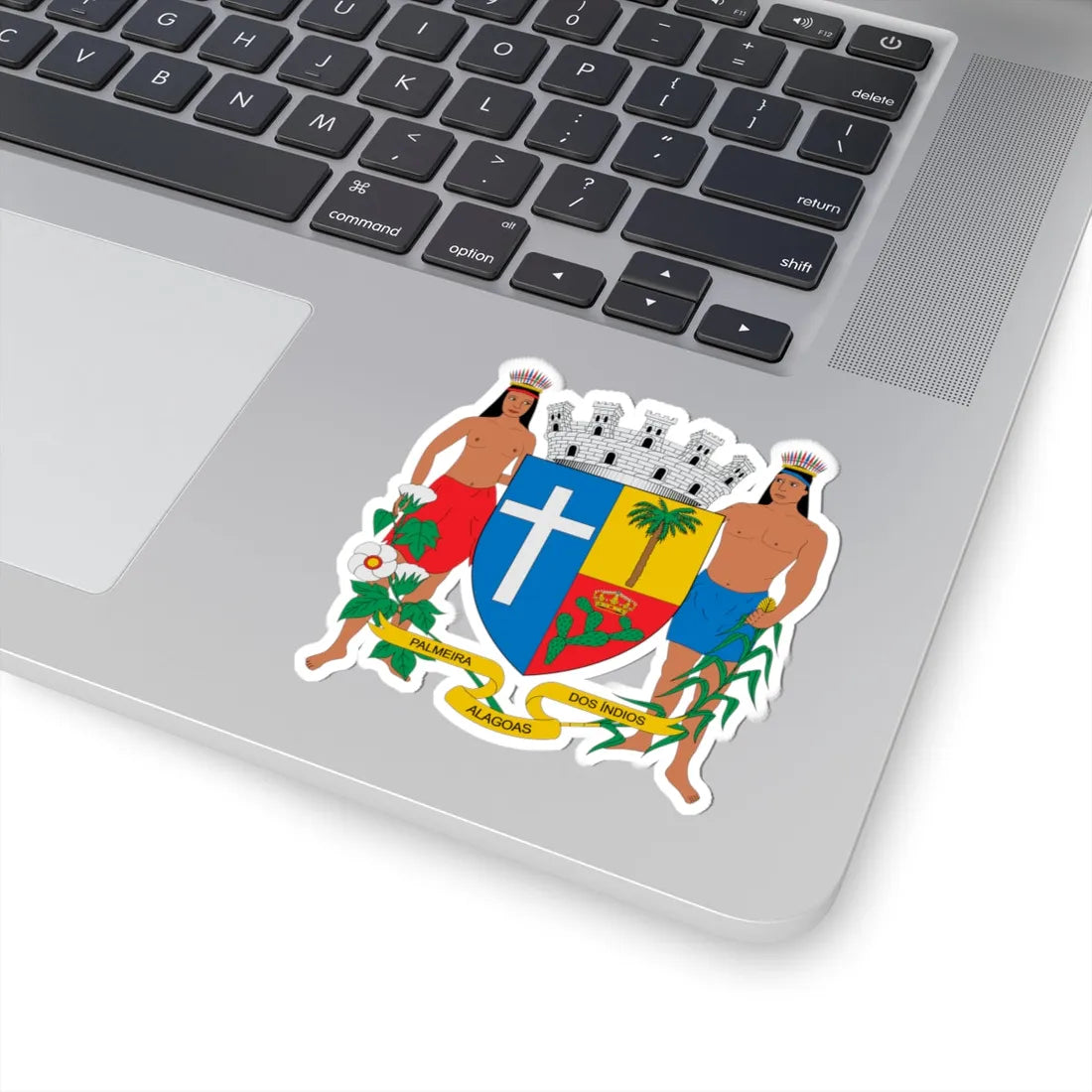Brasão de Palmeira dos Índios - AL (Brazil) (Coat of Arms) STICKER Vinyl Kiss-Cut Decal - The Sticker Space