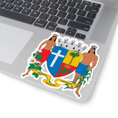 Brasão de Palmeira dos Índios - AL (Brazil) (Coat of Arms) STICKER Vinyl Kiss-Cut Decal - The Sticker Space