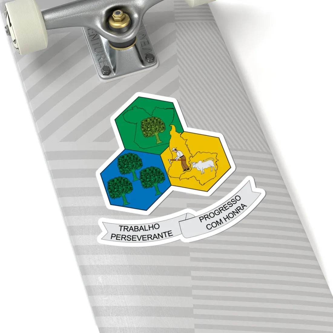 Brasão de Paragominas - PA (Brazil) (Coat of Arms) STICKER Vinyl Kiss-Cut Decal - The Sticker Space