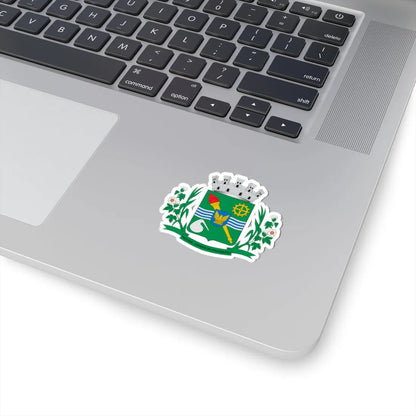 Brasão de Paulínia - SP (Brazil) (Coat of Arms) STICKER Vinyl Kiss-Cut Decal - The Sticker Space