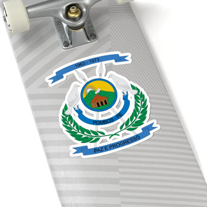 Brasão de Pombos - PE (Brazil) (Coat of Arms) STICKER Vinyl Kiss-Cut Decal - The Sticker Space