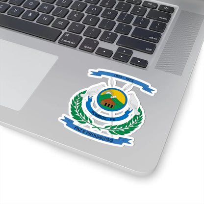 Brasão de Pombos - PE (Brazil) (Coat of Arms) STICKER Vinyl Kiss-Cut Decal - The Sticker Space