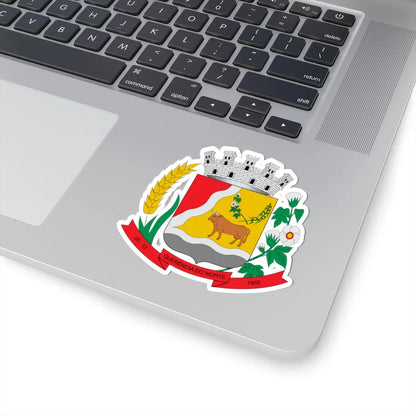 Brasão de Querência do Norte - PR (Brazil) (Coat of Arms) STICKER Vinyl Kiss-Cut Decal - The Sticker Space