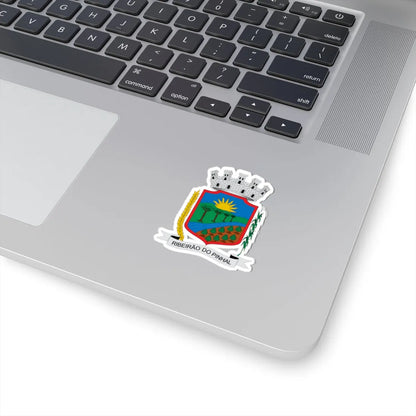 Brasão de Ribeirão do Pinhal - PR (Brazil) (Coat of Arms) STICKER Vinyl Kiss-Cut Decal - The Sticker Space