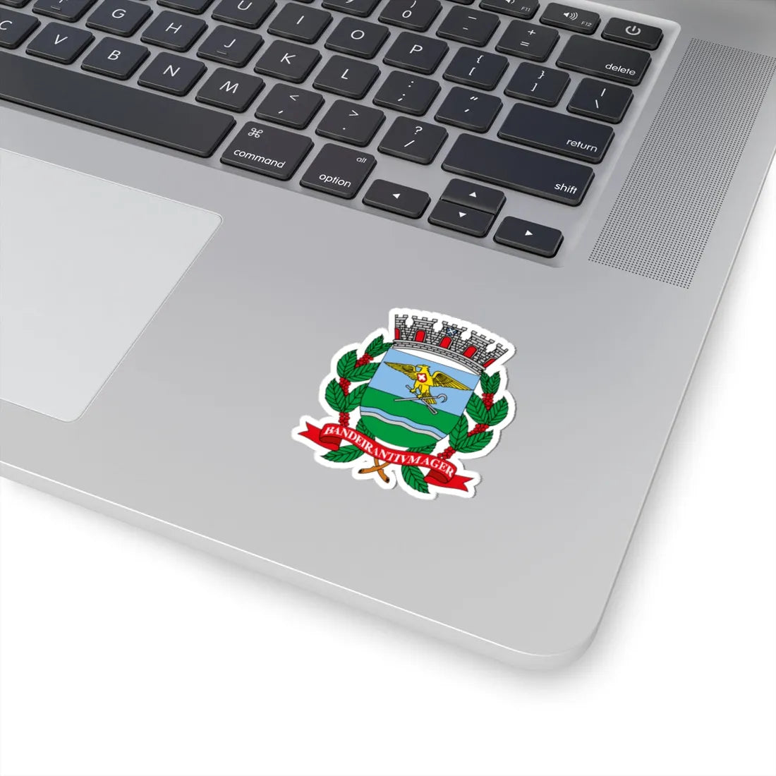 Brasão de Ribeirão Preto (Brazil) (Coat of Arms) STICKER Vinyl Kiss-Cut Decal - The Sticker Space