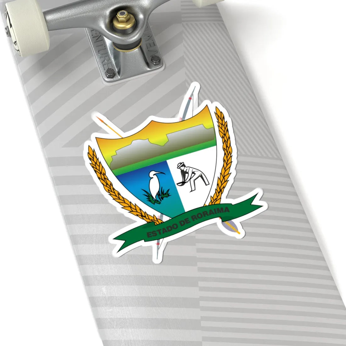 Brasão de Roraima (Brazil) (Coat of Arms) STICKER Vinyl Kiss-Cut Decal - The Sticker Space